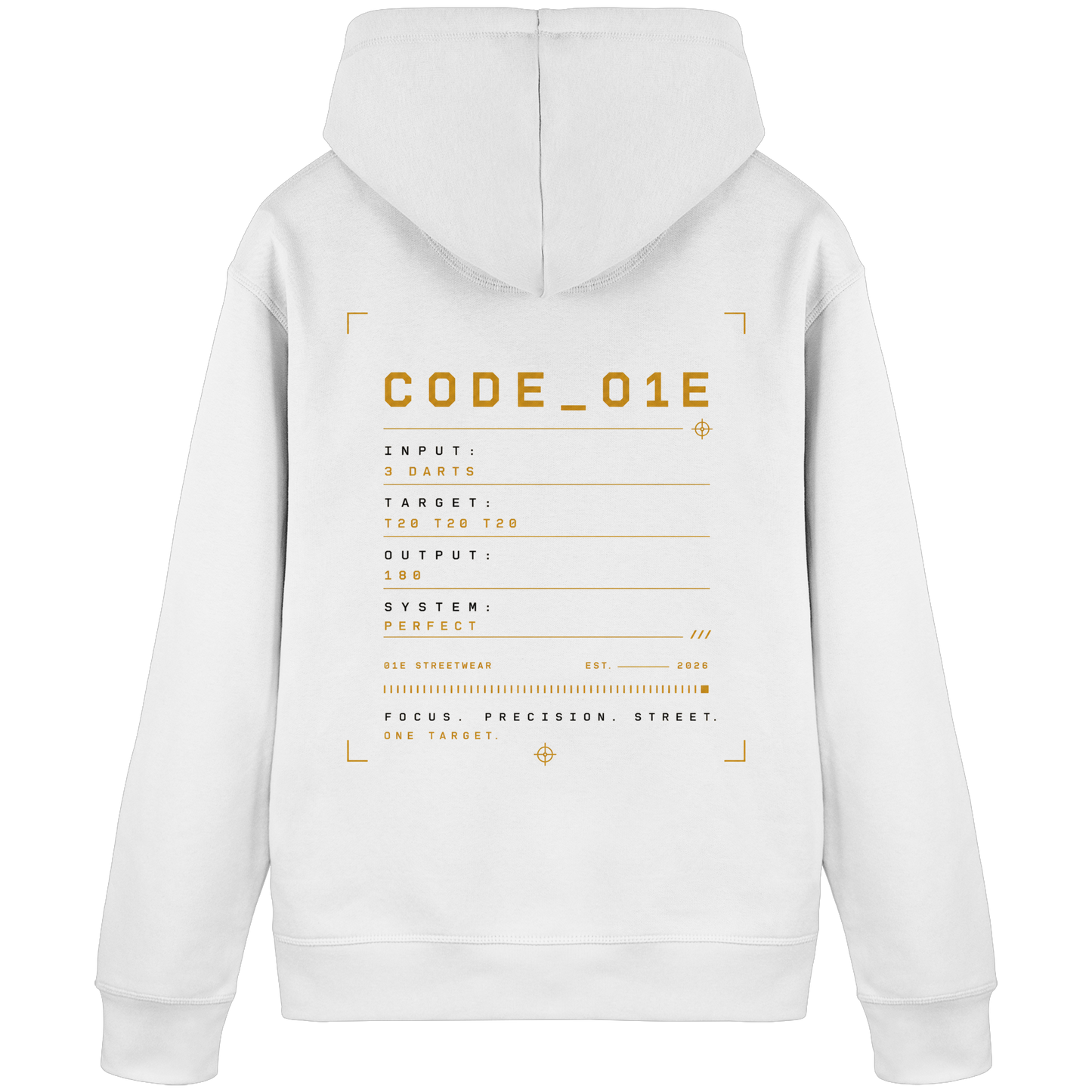 O1E_System Tee Backprint - Organic Hoodie