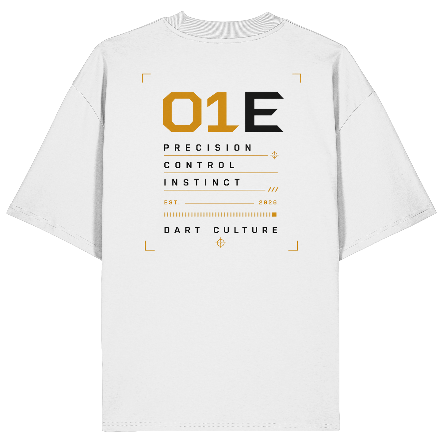 O1E_System Tee Backprint - Organic Oversize Shirt