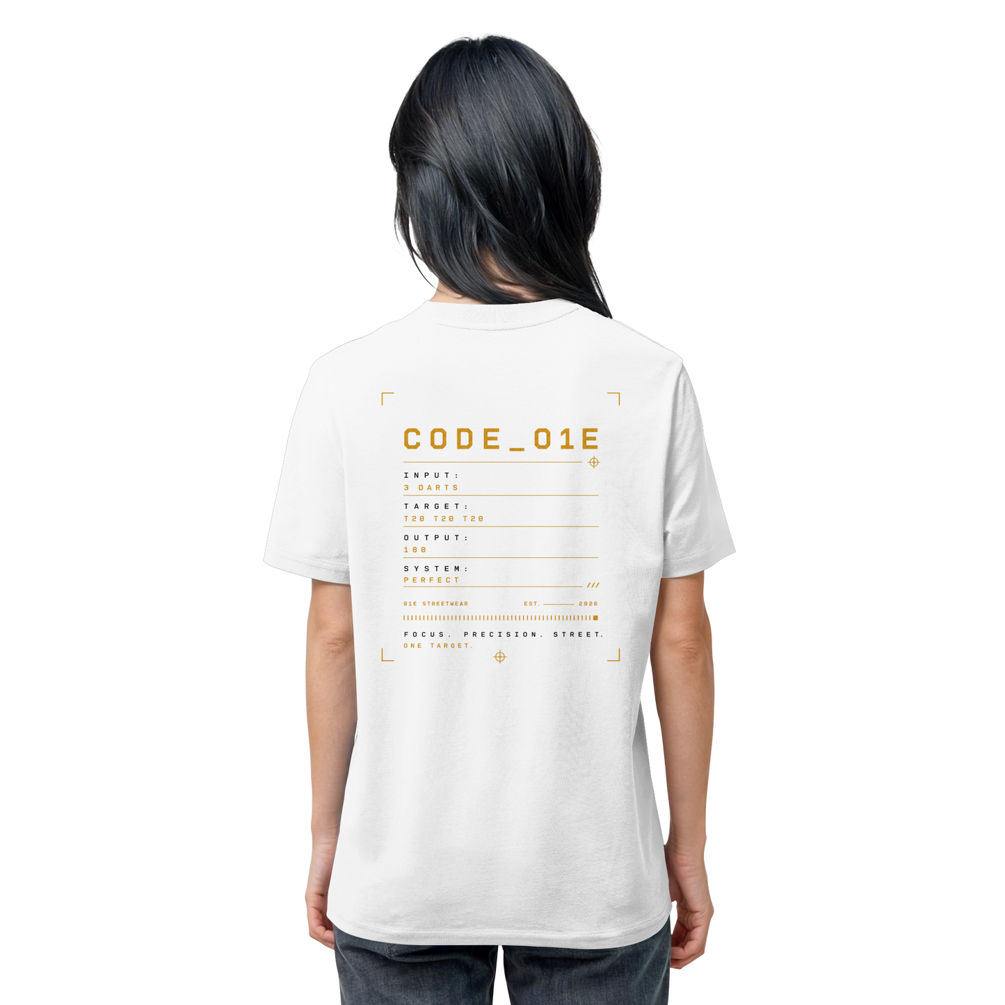 O1E_System Tee Backprint - Organic Shirt