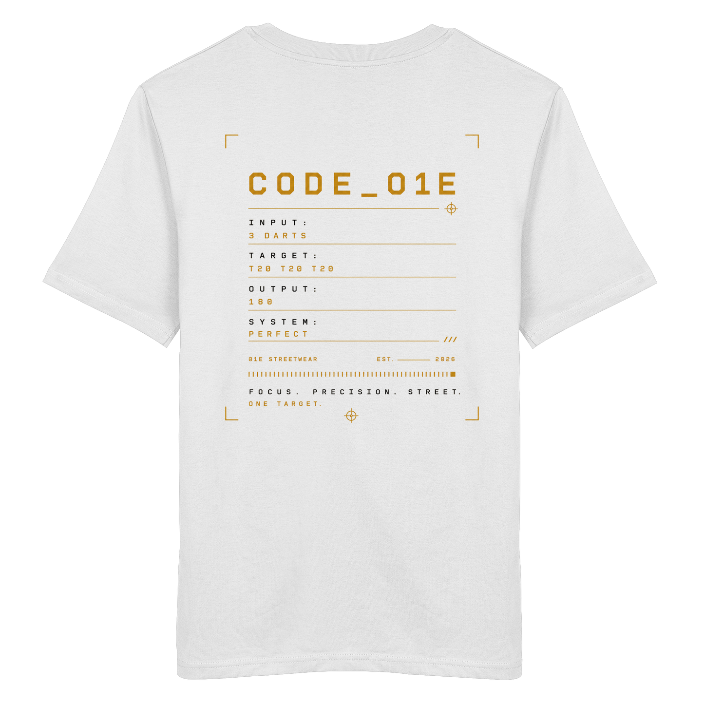 O1E_System Tee Backprint - Organic Shirt
